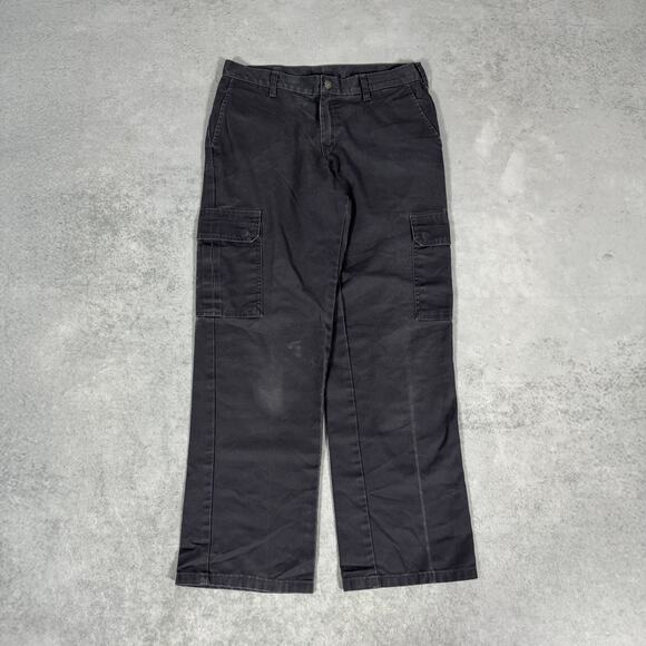 Dickies Cargo Work Pants Black - Size: 32x30 - Picture 1 of 9